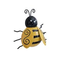 Garden Hanging Wall Cute Ants Ladybug Bee Figurine Decoration Retro Iron 3D Insect Sculpture Art Home Decoration Ornament