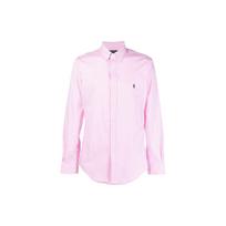 Polo Ralph Lauren SS23 Logo Embroidered Striped Button-Down Casual Shirt Men shirts Pink 710859881-002 S