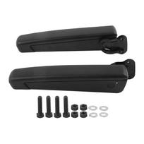 Pair Car Adjustable Seat Armrest Shock Resistant PU Sponge Black  for Automobiles Trucks Car Seat Armrest Seat Arm Rest