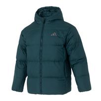 Adidas Basic Down Jacket Warm Sports Windproof Hooded Duck Down Coat Men Jackets Dark-Green KC2480 XL