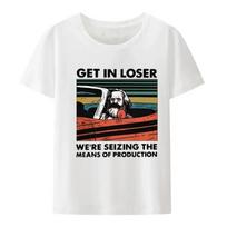 Harajuku Classic Retro Style Karl Marx Printed T-shirt Top Unisex Shirt Short Sleeve O-neck  Hot Product S