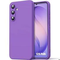 Silicone Case - BOOLING - for Samsung Galaxy S26 Plus - Scratch-Resistant Shockproof Protection - Purple violetinė