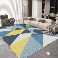 Modernus geometrinis kilimas svetainei Moderni prabangi apdaila Namų kilimai miegamajam Didelis dydis Neslystantis Lengvai valomas grindų kilimėlis 60*90cm