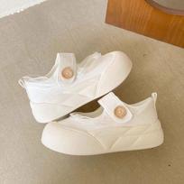 Low-top Mary Jane spring new espadrilles breathable thick soles with skirts 35 balta