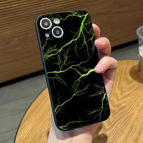 Lightning Phone Case For IPhone 17 Pro Max 16 15 14 Pro Max 13 11 X Xs Xr 8 7Plus Silicone Cover iPhone 13
