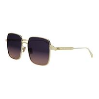 Dior Full Frame Square Sunglasses Women sunglasses Gold CD40172U 59,Gold
