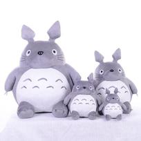 65cm Didelis Mano Kaimynas Totoro Pliušinis Žaislas Totoro Kimštas Lėlė Gyvūnas Totoro Pliušiniai Žaislai Mesti Pagalvę Sofos Lova Kambario Dekoras Vaikų Dovana 30cm pilka spalva