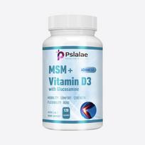 Vitamin D3 and glucosamine mixture, all-natural, nutritional supplement, suitable for adults. 120*1