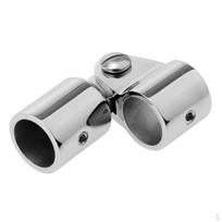 Marine 316 Stainless Steel 19mm Bimini Top Caps External Eye End Deck Hinge