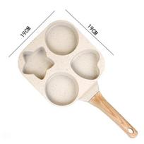 Wutuo Non-Stick Egg Frying Pan dramblio kaulo baltumo spalva