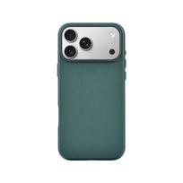 iPhone 17 Pro Max MagSafe Leather Texture Case - Full Edge Protection Cover iPhone 17 Pro MagSafe žalia
