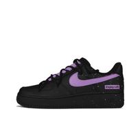 Nike Air Force 1 Slip Resistant Cushioning Abrasion Resistant Low top Skateboard Shoes Unisex Black CW2288-001(Team-) 36