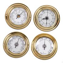 4Pcs Thermometer Hygrometer Barometers Clock Weather Stations Wall Mounted Instrument for