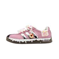 Adidas VL COURT 2.0 Braškių Šokoladų Spurgos Odinės Amortizuojančios, Atsparios Dilimui Žemi Batai Ritinėjimui Unisex Rožiniai HQ1802(Komanda1383-) 38⅔