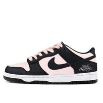Nike Dunk Atsparūs dilimui žemi krepšinio/riedlenčių batai Moteriški Juodi Rožiniai DD1391-100(Team757-) 37.5