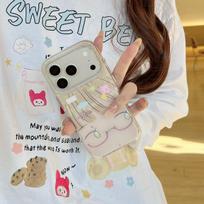 Anime Glasses Girl iPhone 17 Pro Max Case with Chain for Women iPhone 14 Pro Max
