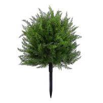 Dirbtinio kedro formos medeliai su smaigaliu, UV spinduliams atsparūs netikri kiparisai, netikri visžaliai krūmai, skirti priekinei verandoje, sodui, kiemui, laukui 1pc black