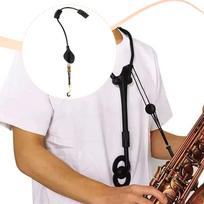 Adjustable Saxophone Strap with Non-Slip Backing Comfortable Shoulder Pad Cord And Metal Clasp juoda