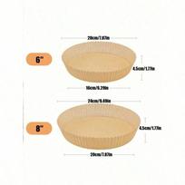 100pcs Paper Air Fryer Liners, Non-Stick Baking Paper, Compatible With Most Air Fryers Air Fryer Kitchen Air Fryer Liners Air United States