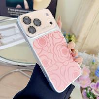Elegant Floral Pattern iPhone 17 Pro Max/16 Case with Full Coverage for Window Compatibility 16