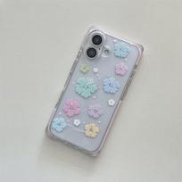 Colorful Flower Anti-Fall Case for iPhone 14/13/12/11/10/9/8/7/6/SE PROMAX iPhone 15 Pro Max