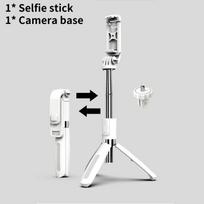 Stick Tripod Selfie Bluetooth Phone Camera Holder Live Streaming Stand Portable balta