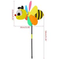1PC  New Sale 3D Large Animal Bee Windmill Wind Spinner Merry-Go-Round Yard Garden Decor Dropshipping