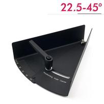 22.5°-180° Woodworking Tools Aluminum Zinc Zinc Alloy Goniometer Degree Protractor  Corner Clamping 45°