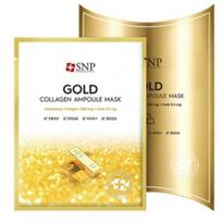 SNP Gold Collagen Ampoule Mask 25ml, Korean Skin Care *10ea