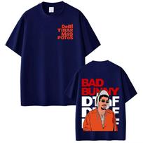 Rapper Bud Bonnet Tours Debbie Tillarmars Albums DTMF Fan Posters Printed Tshirts Hop Style Fashion Clothing Unisex Tshirts XL