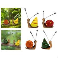 4 Pieces Garden Statues Terrarium Ornaments Resin Cute Tabletop Ornament Miniature Figurine for