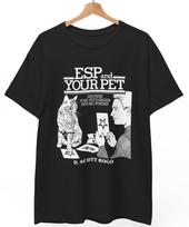 D. Scott Rogo, ESP and YOUR PET Shirt Mens Womens Tees Top, psychic pets cute cats weird kawaii L