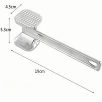 Double-sided Aluminum Alloy Meat Tenderizer Hammer - Heavy Duty Steak Pounder & Beef Loosener, Must-have Kitchen Accessory