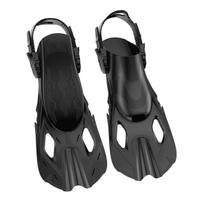 Professional Diving and Snorkeling Fins - Mermaid Style XS juoda