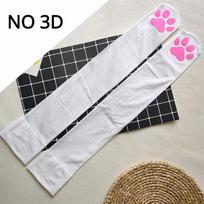 Gothic Lolita Thigh High Socks Women Harajuku Stockings Female Lingerie 3D Cat Claw Long Socks Sexy Compression Stockings Fall As shown