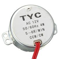 AC220-240V AC12V Sinchroninis variklis TYC-50 5-6 aps./min 50/60Hz Sukimo momentas 4KGF.CM 4W CW/CCW