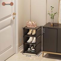 Space-Saving Multi-Layer Shoe Rack for Home or Dorm Entrance