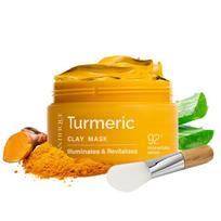 Plantifique Turmeric Vitamin C Face Mask, 110g, Oil Control & Moisturizing, Sensitive Skin, Brightening Nourishing Clay Mask Turmeric