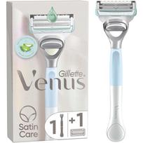 Gillette Venus Intimate Hair Razor for Pubic Area and Sensitive Skin, 1 Handle + 1 Refill Blade, Gentle Shave for Bikini Line, Smooth Results Venus ComfortGlide Miami