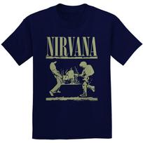 26 Nirvana Kurt Cobain Stage Performance Official Men's T-Shirt Unisex- Unisex T-Shirt S įvairiaspalvis