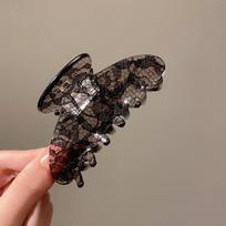 Fashion Elegant Hair Claw Lace Pattern 8.5cm Hair Clips Korean Style Lightweight Hairpins Women Hair Headwear Accessories juoda