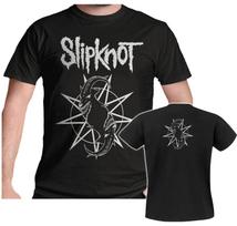 Official Slipknot T Shirt Goat Star Logo Black Heavy Metal New S M L XL XXL 2XL