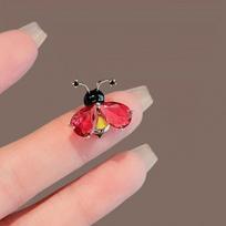 [HF]New 1Pc Fashion Cute Crystal Insect Little Bee Brooches Pin For Women Clothing Coat Jewelry Accessries Gifts