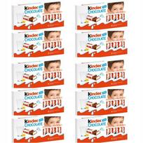 Czekolada Ferrero Kinder Chocolate 100G 10 Opakowań
