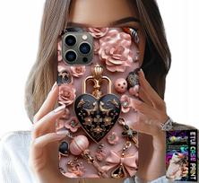 Etui Do Iphone 11 Pro Max - Kobiece Wzory Kłódka Serce Case + Szkło