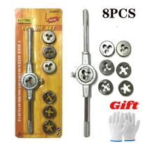 8/12/20 pcs Tap And Die Set M3-M12 Male Thread Tool Kit Alloy Steel Internal thread Tap die hardware