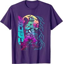Godzilla Neon Mechagodzilla T-Shirt 4XL