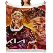 Reece Walsh Mėtomas pledas Pledai lovai Prabangus Storas Personalizuota dovana Pledai persikraustymui 30x40in