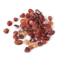 24TE Aquarium Gravels Rocks Natural Polished Decorative Stones Small Pebbles raudona