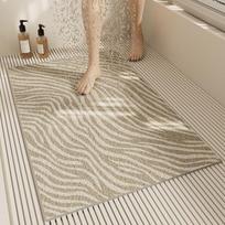 Non-Slip Sisal Shower Mat: Anti-Fall, Easy-Clean Bathroom Carpet 40*60 cm